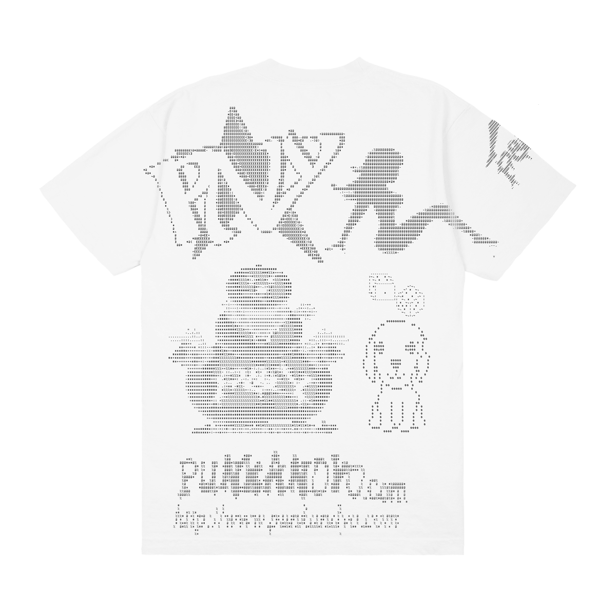 ASCII V2 WHITE TSHIRT – PUNKANDYO ASCII V2 WHITE TSHIRT – PUNKANDYO