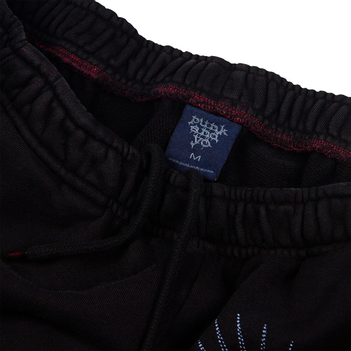 soonerorlater sol fuc ベルト fti punkandyo P&Y STAR SWEATPANTS BLACK ReWORK™ – PUNKANDYO