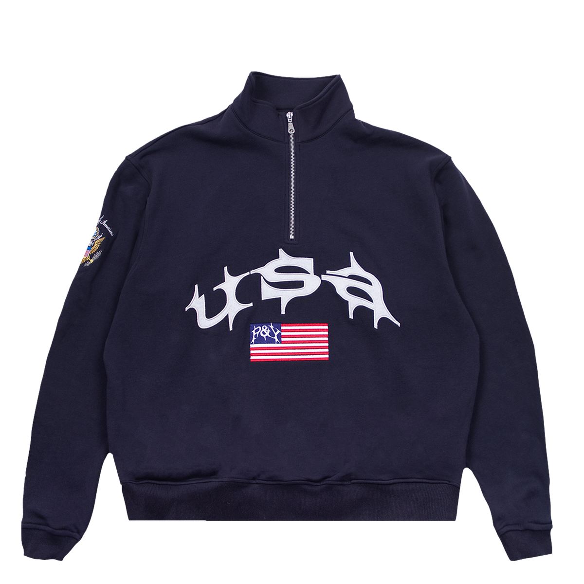 USA QUARTER ZIP – PUNKANDYO USA QUARTER ZIP – PUNKANDYO