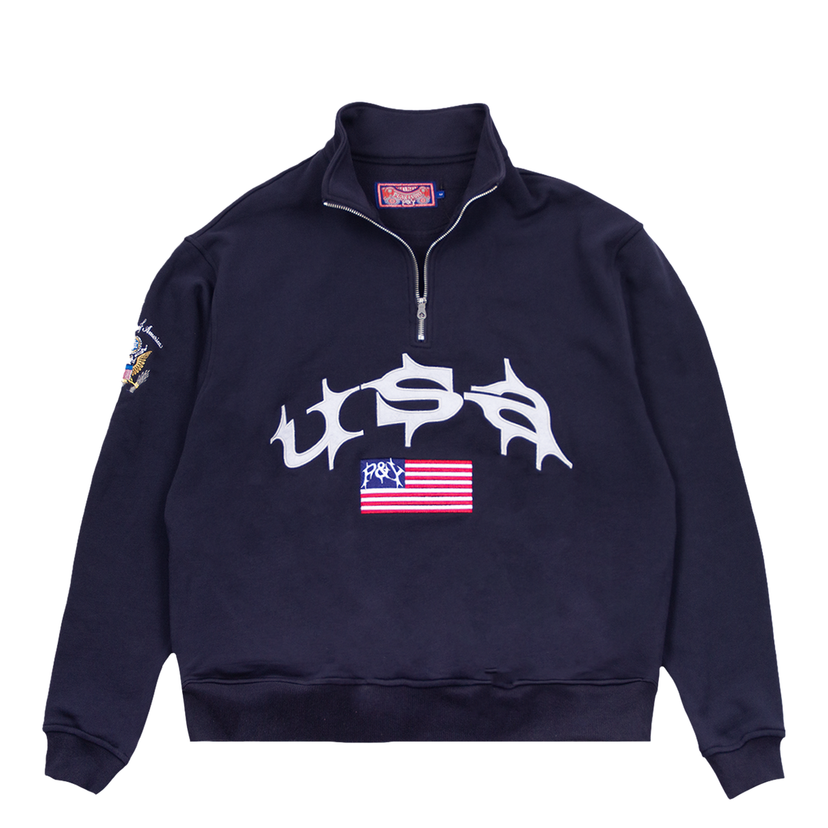 USA QUARTER ZIP – PUNKANDYO USA QUARTER ZIP – PUNKANDYO