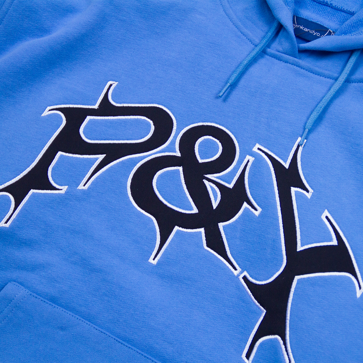 NO ZIP P&Y HOODIE CAROLINA BLUE – PUNKANDYO