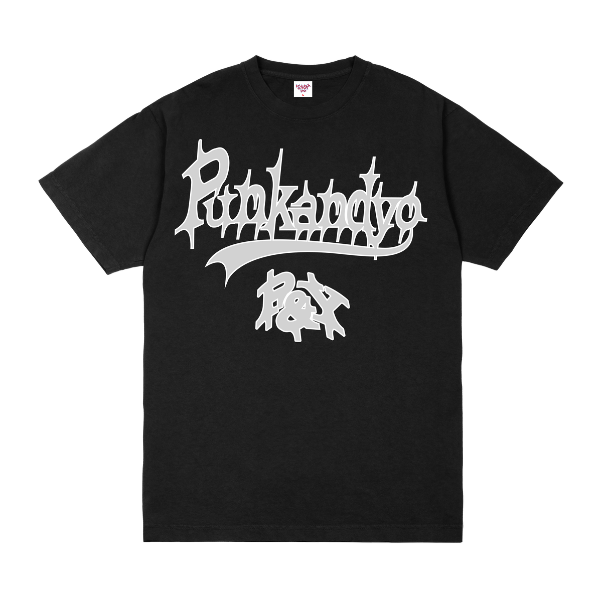 punkandyo Tシャツ VARSITY SCRIPT TSHIRT BLACK – PUNKANDYO