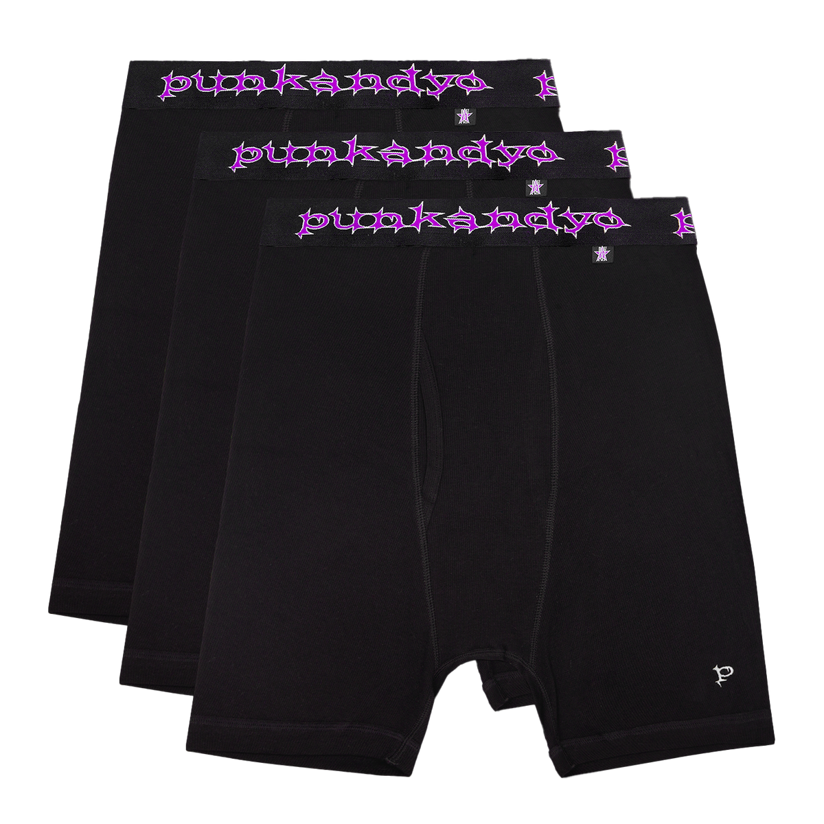 PURPLE\BLACK BOXERS (3-PACK) – PUNKANDYO PURPLE\BLACK BOXERS (3-PACK) – PUNKANDYO