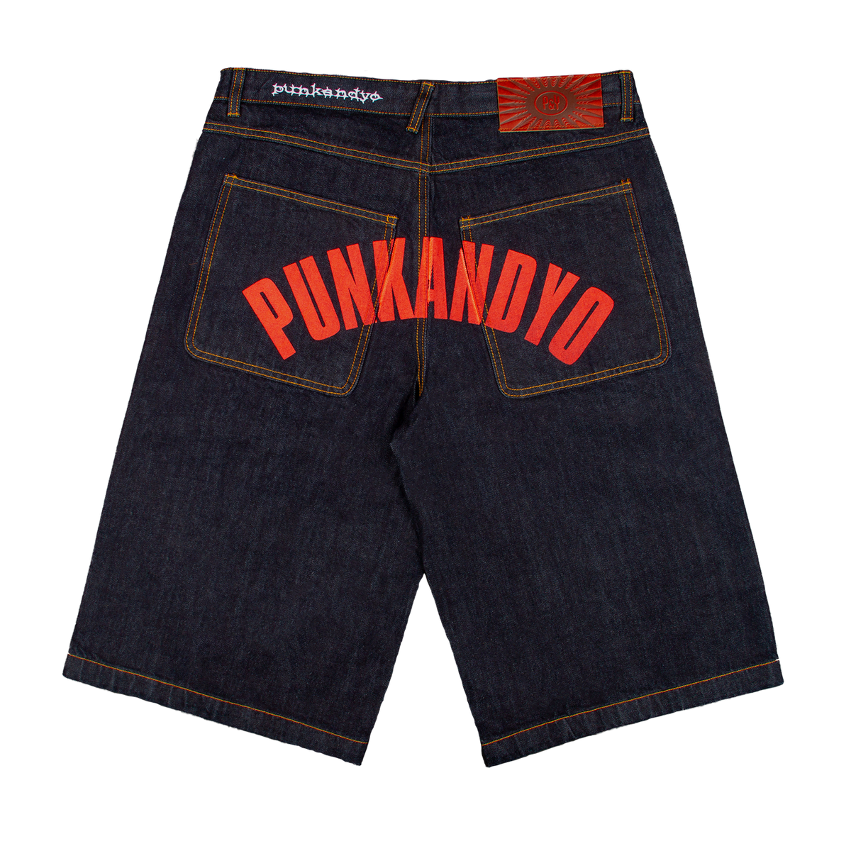 VARSITY DENIM SHORTS INDIGO – PUNKANDYO