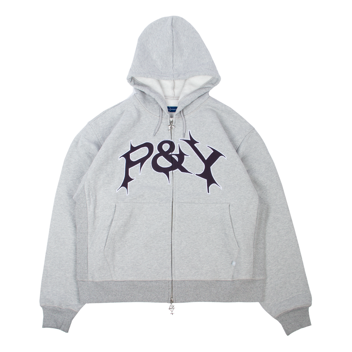 トップス Punkandyo P&Y GREY ZIP HOODIE 2025 – PUNKANDYO