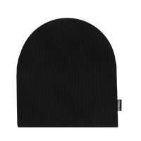 RIBBED BLACK SKULLY