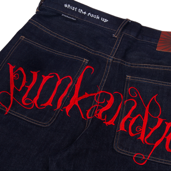 RED STFU JEANS – PUNKANDYO RED STFU JEANS – PUNKANDYO