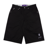 BLACK CHINO SHORTS