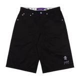 BLACK CHINO SHORTS