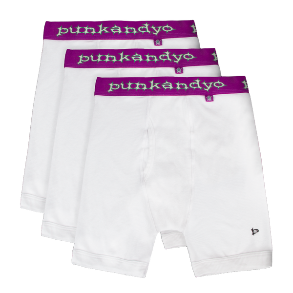 パンツ punkandyo PUNKANDYO WHITE BOXERS ボクサーパンツ WHITE BOXERS (3-PACK