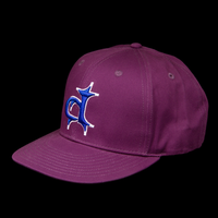 PURPLE "D" SNAPBACK