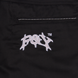 BLACK CHINO SHORTS