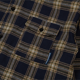 STR8 FLANNEL SHIRT BLUE