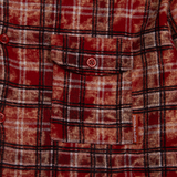 STR8 FLANNEL SHIRT RED