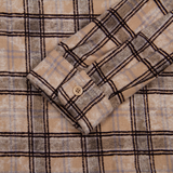 STR8 FLANNEL SHIRT BEIGE
