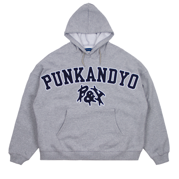 P&Y YANKEE HOODIE GREY – PUNKANDYO P&Y YANKEE HOODIE GREY – PUNKANDYO