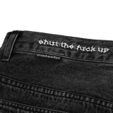 BLACK STFU JEANS