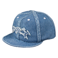 INDIGO DENIM FLOPPY CAP