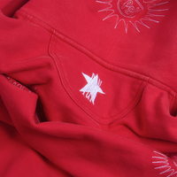 P&Y STAR HOODIE RED