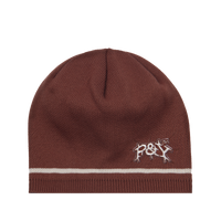 ONE LINE BEANIE BROWN