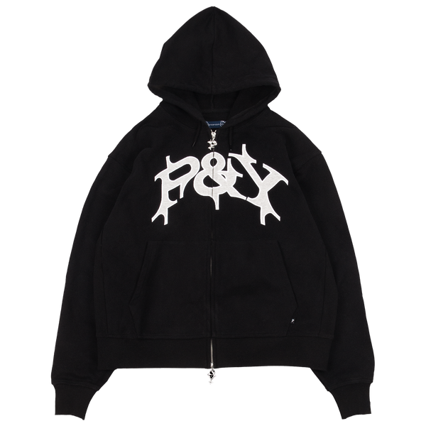 帽子 fuckthisindustry ec melodi punkandyo P&Y BLACK ZIP HOODIE – PUNKANDYO