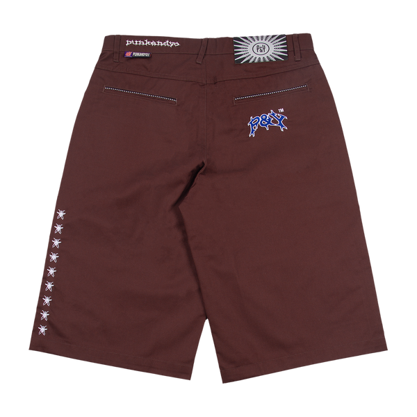 BROWN CHINO SHORTS – PUNKANDYO BROWN CHINO SHORTS – PUNKANDYO