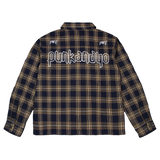 STR8 FLANNEL SHIRT BLUE