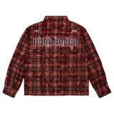 STR8 FLANNEL SHIRT RED