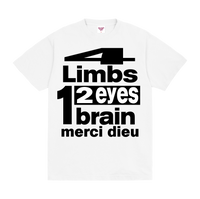 MERCI DIEU TSHIRT WHITE