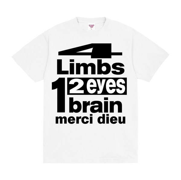 MERCI DIEU TSHIRT WHITE