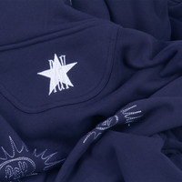 P&Y STAR HOODIE NAVY