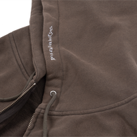 P&Y STAR HOODIE BROWN