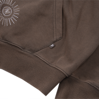 P&Y STAR HOODIE BROWN