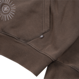 P&Y STAR HOODIE BROWN