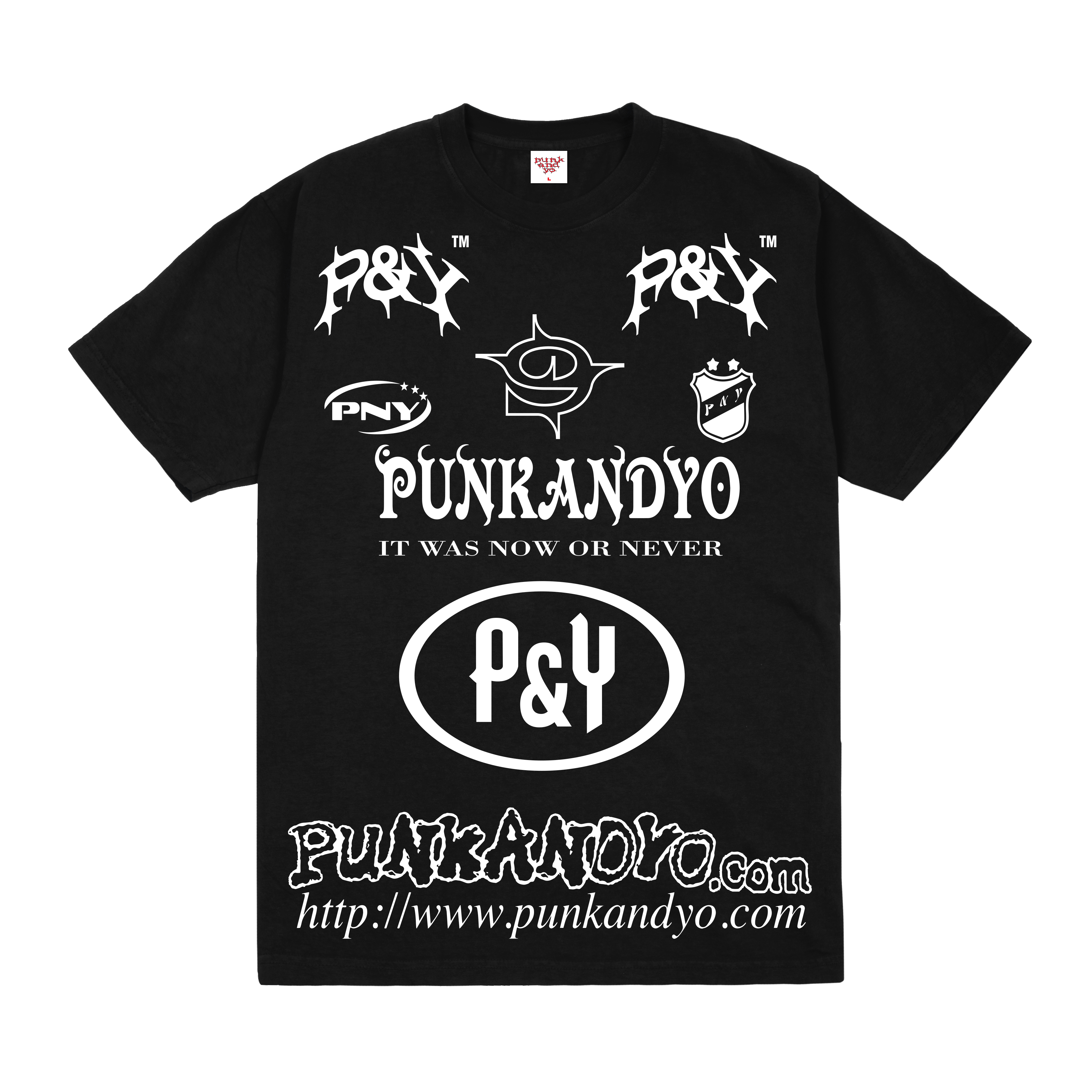punkandyo disturb black shirt 黒 Tシャツ punkandyo 3M DISTURB BLACK SHIRT