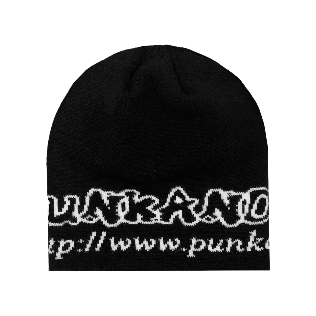 BLACK WEBSITE SKULLY BEANIE – PUNKANDYO