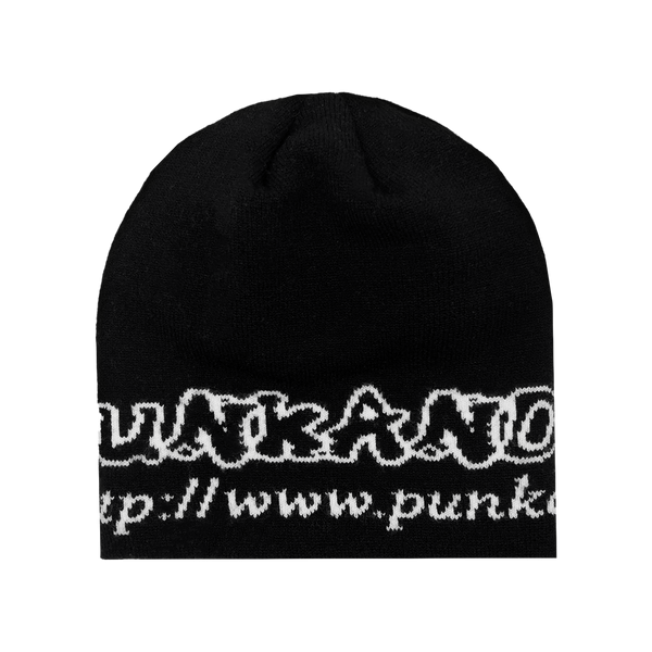 BLACK WEBSITE SKULLY BEANIE – PUNKANDYO BLACK WEBSITE SKULLY BEANIE – PUNKANDYO