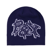 PNY TRACK PATTERN BEANIE NAVY