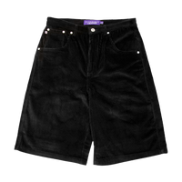 BLACK CORD SHORTS