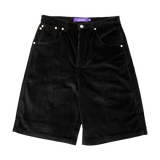 BLACK CORD SHORTS