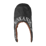 EAR FLAP HAT BLACK