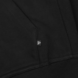 P&Y ZIP HOODIE BLACK/WHITE