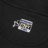 P&Y ZIP HOODIE BLACK/WHITE