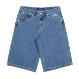 CURVE DENIM SHORTS LIGHT BLUE