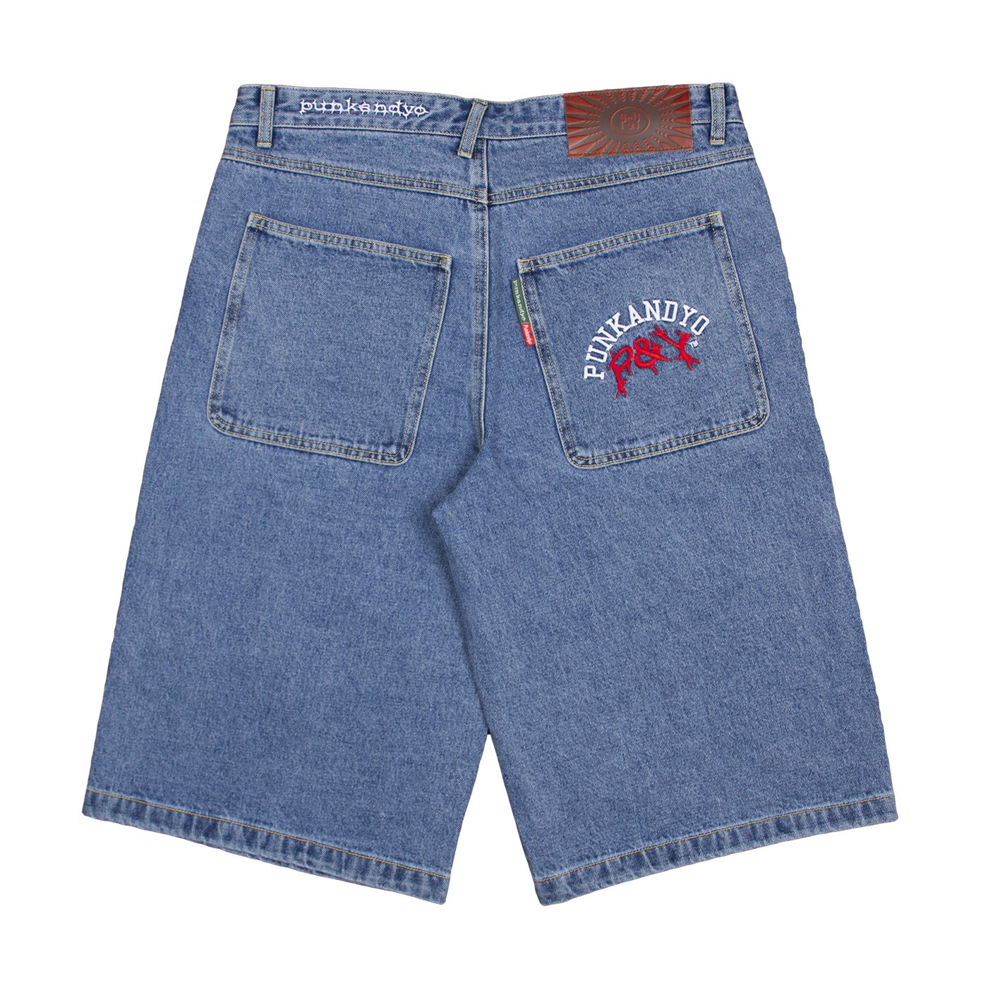 CURVE DENIM SHORTS LIGHT BLUE – PUNKANDYO