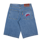 CURVE DENIM SHORTS LIGHT BLUE