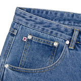 CURVE DENIM SHORTS LIGHT BLUE