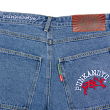 CURVE DENIM SHORTS LIGHT BLUE