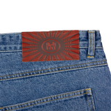 CURVE DENIM SHORTS LIGHT BLUE
