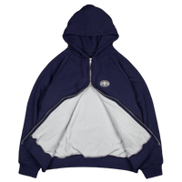 punkandyo ネイビー パーカー 1960 THERMAL LINED ZIP HOODIE NAVY – PUNKANDYO